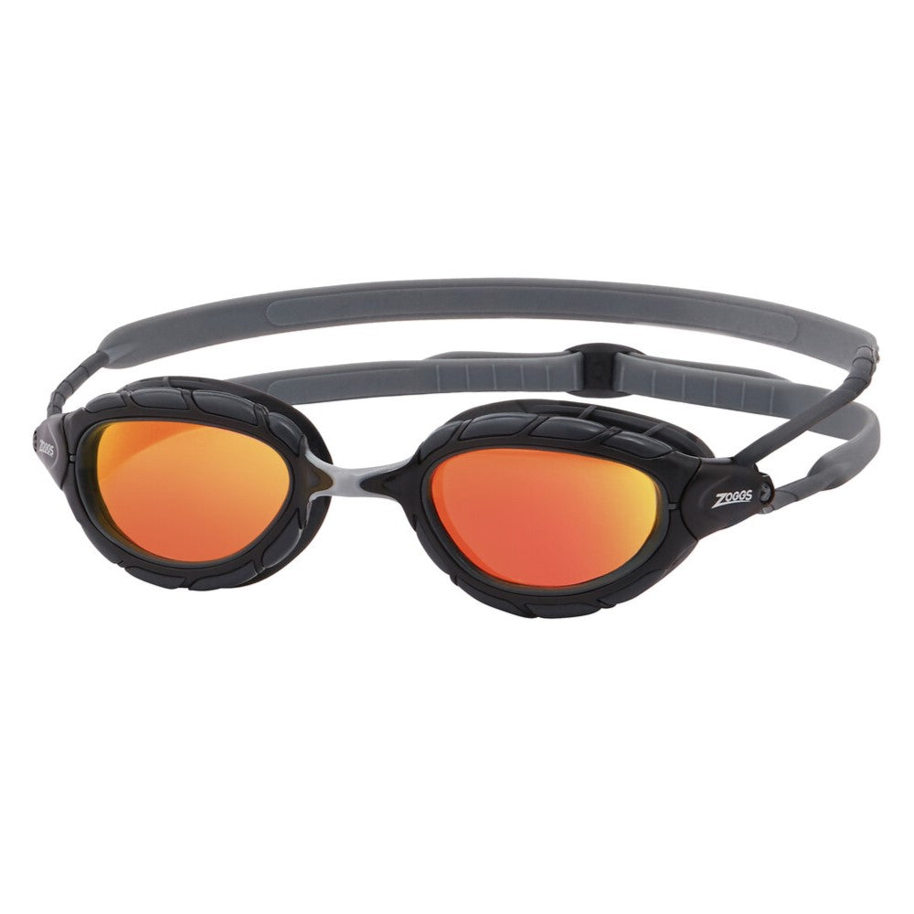 Óculos de Natação Zoggs Predator Lente Titanium Laranja