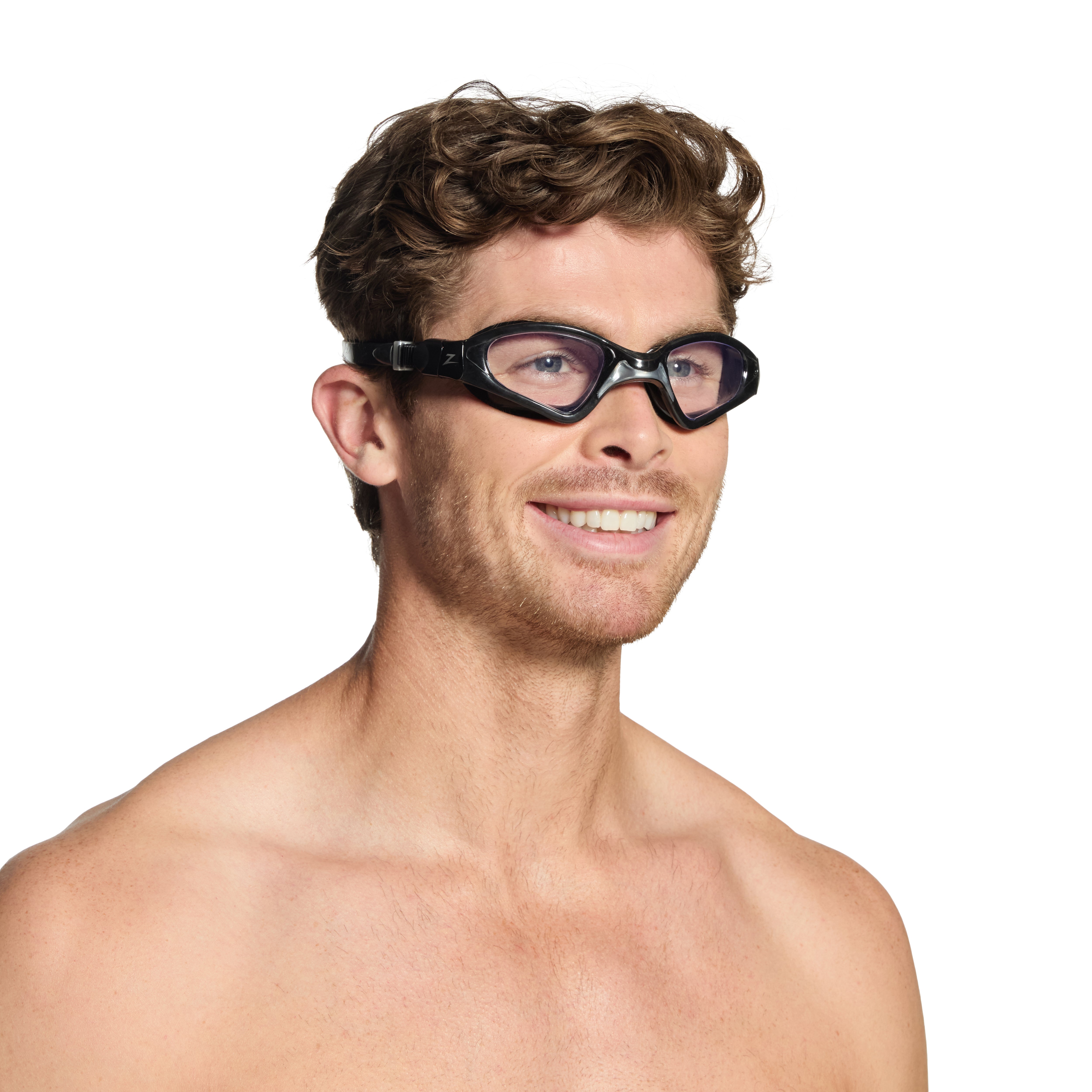 Óculos de Natação Zoggs Spectra Lente Transparente - Preto