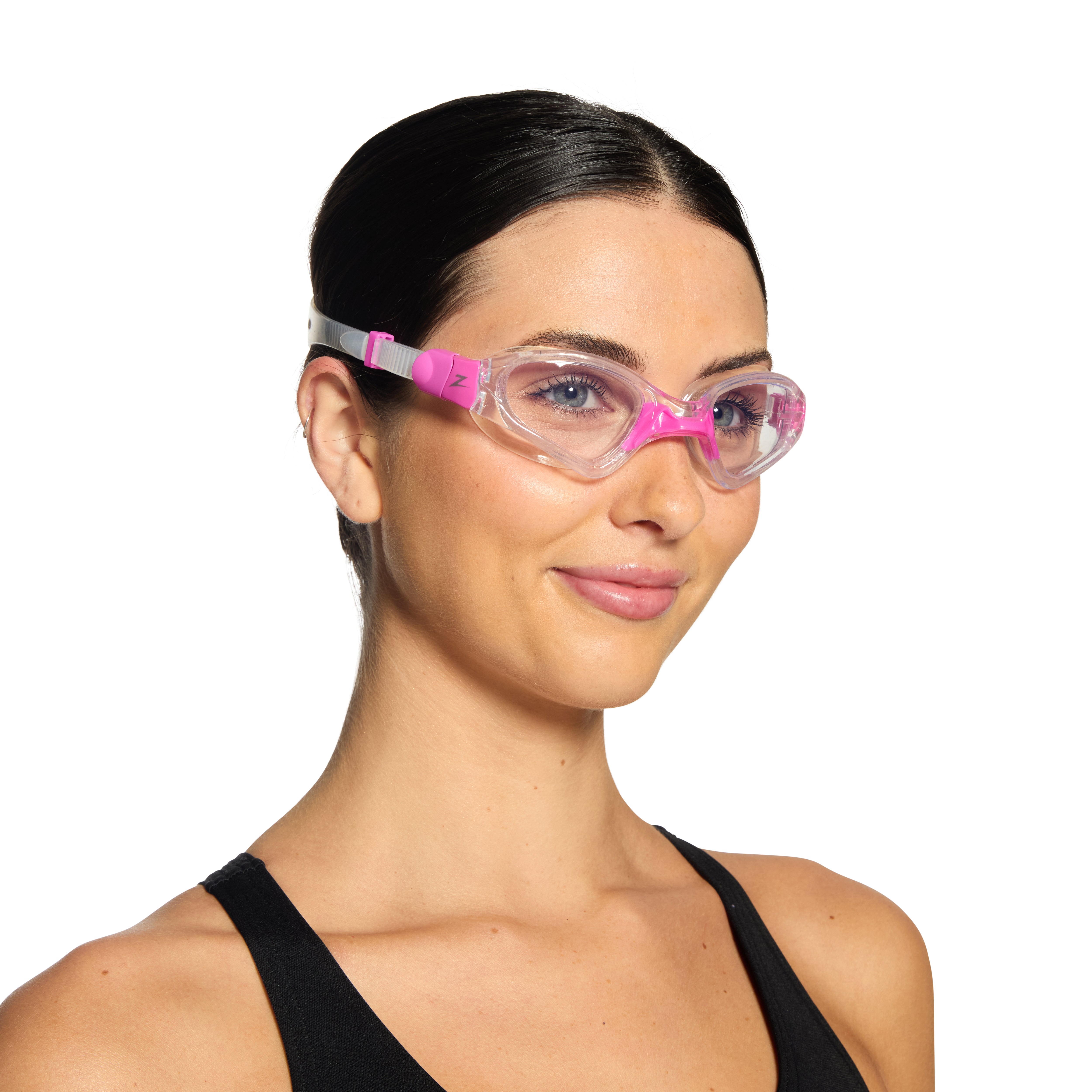 Óculos de Natação Zoggs Spectra Lente Transparente - Rosa