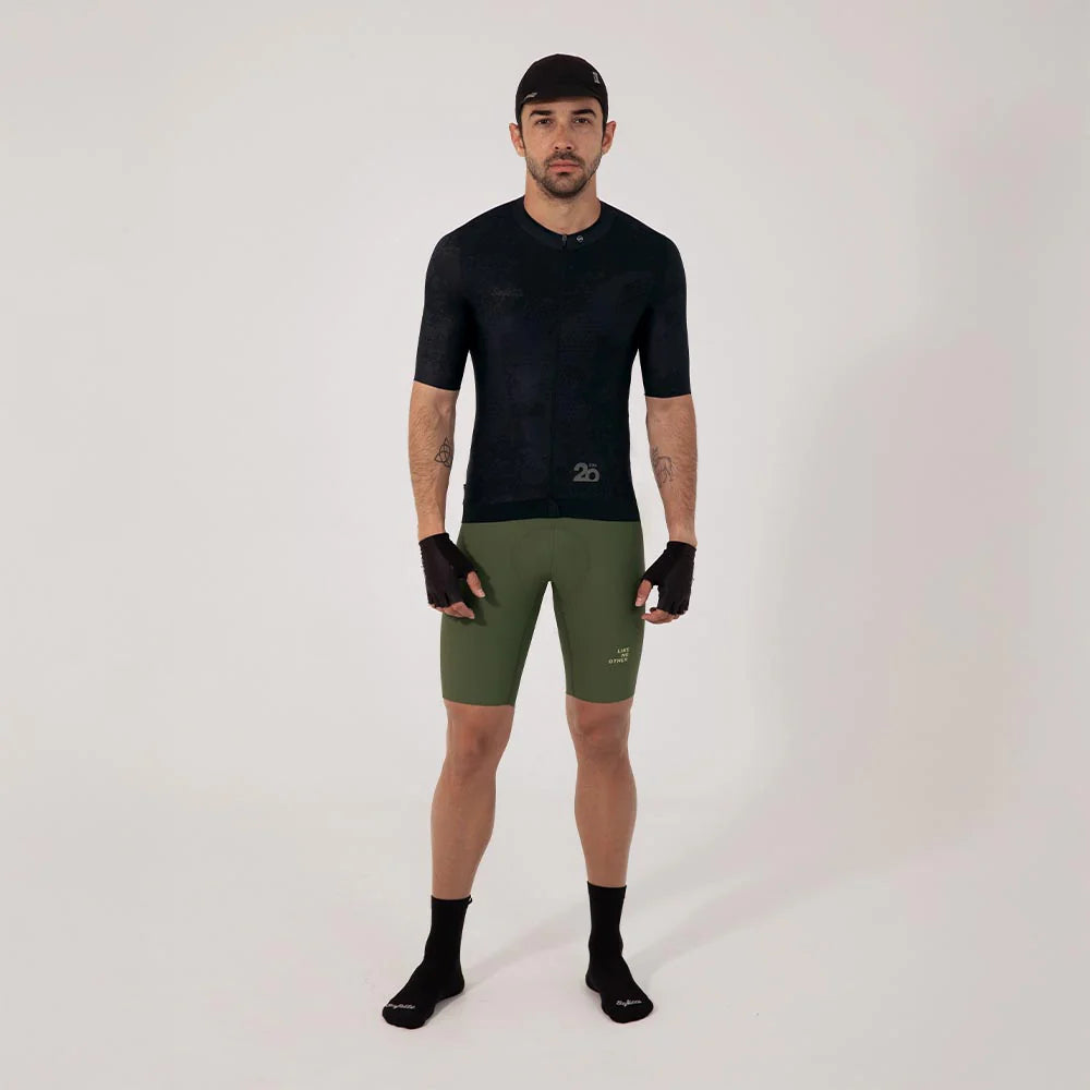 Camisa de ciclismo masc Safetti Essential Black