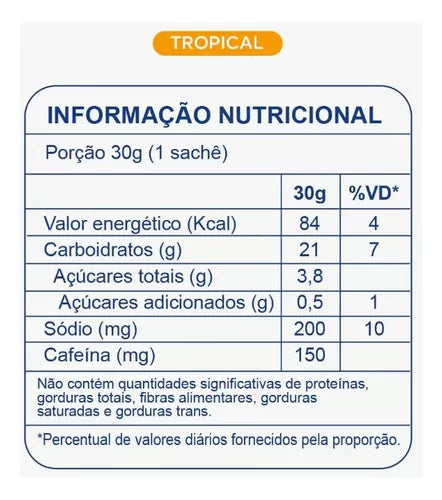 Dobro Carbs Gel - Tropical com Cafeína