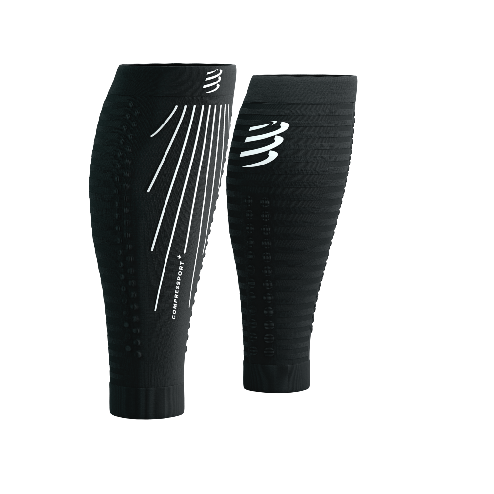 Canelito De Compressão Compressport R2 Aero - preto com branco