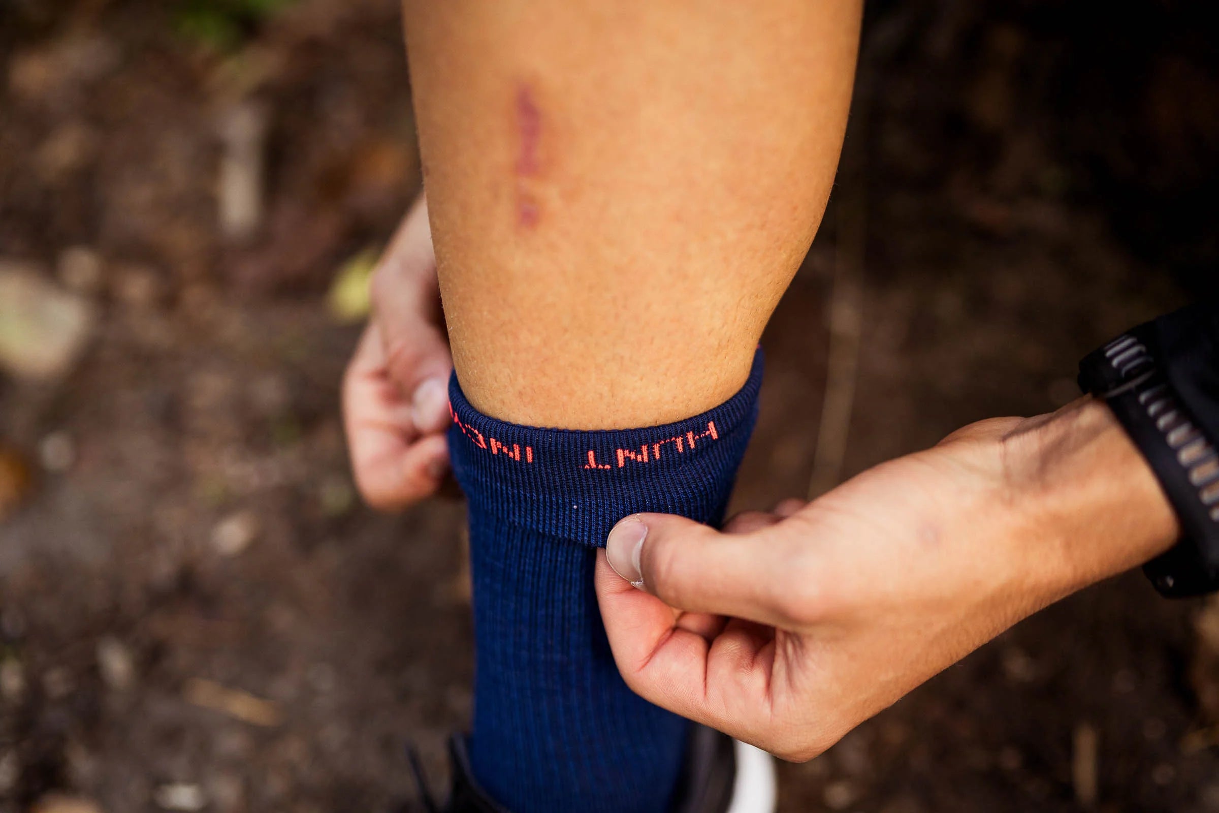 Incylence Merino Light Lanes Navy Inferno