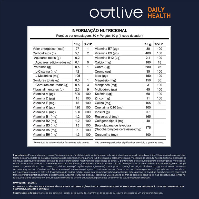Outlive Daily Healty - 10g