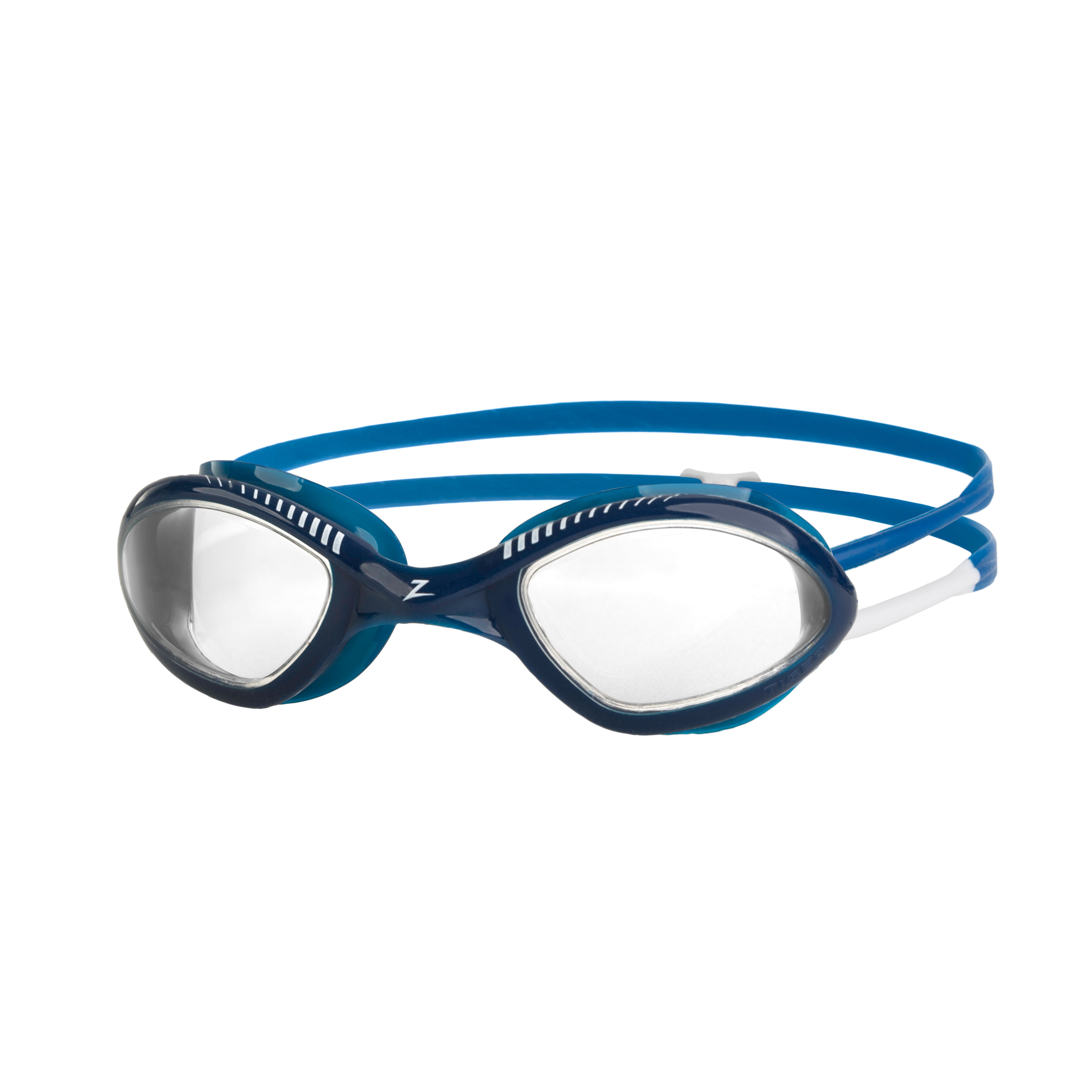 Óculos de Natação Zoggs Tiger Lente Transparente - Azul
