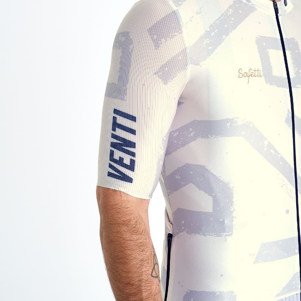 Camisa de ciclismo masc Safetti Engraved Grit