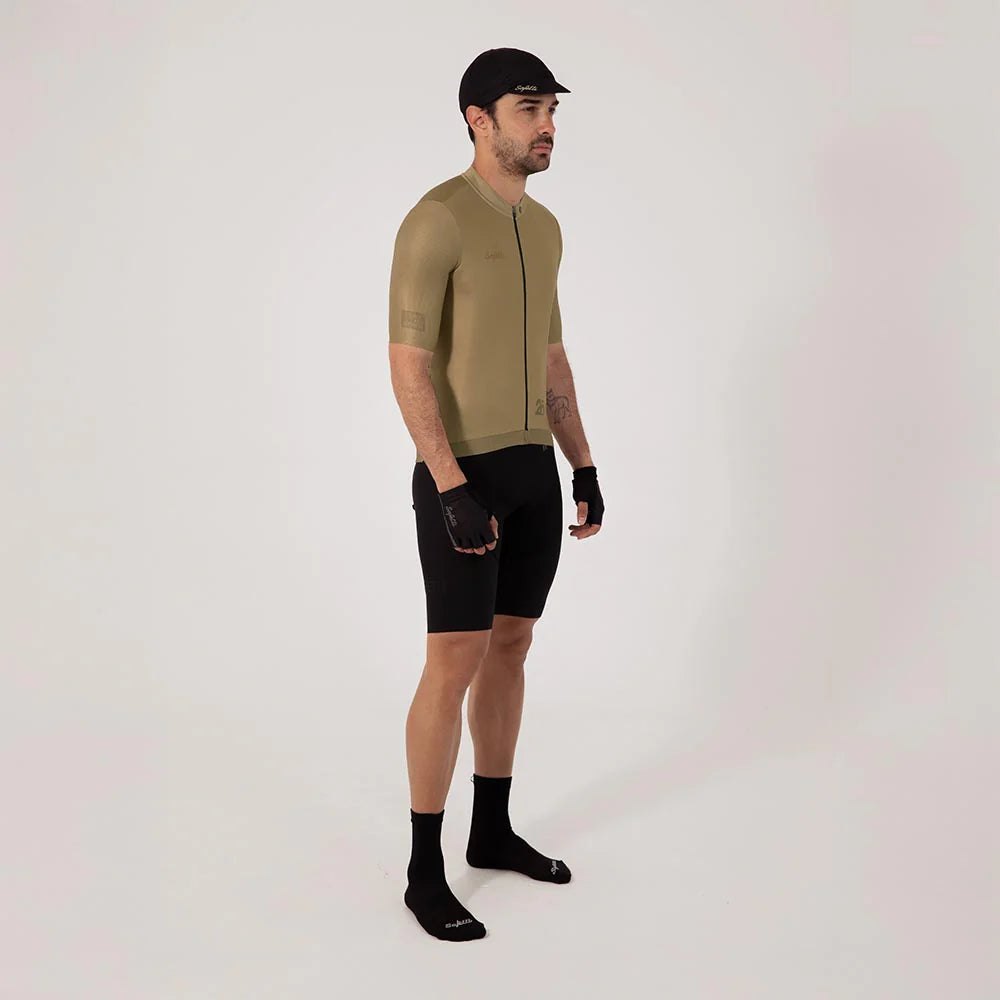 Camisa de ciclismo masc Safetti Essential Gold