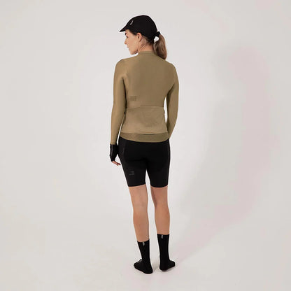 Camisa de ciclismo ML fem Safetti Essential Gold