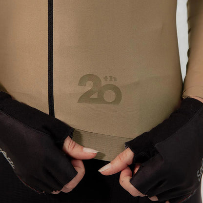 Camisa de ciclismo ML fem Safetti Essential Gold