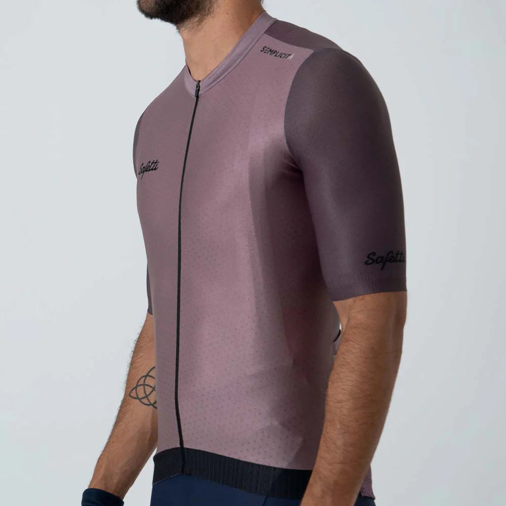 Camisa de ciclismo masc Safetti Semplicitá Berrymilk