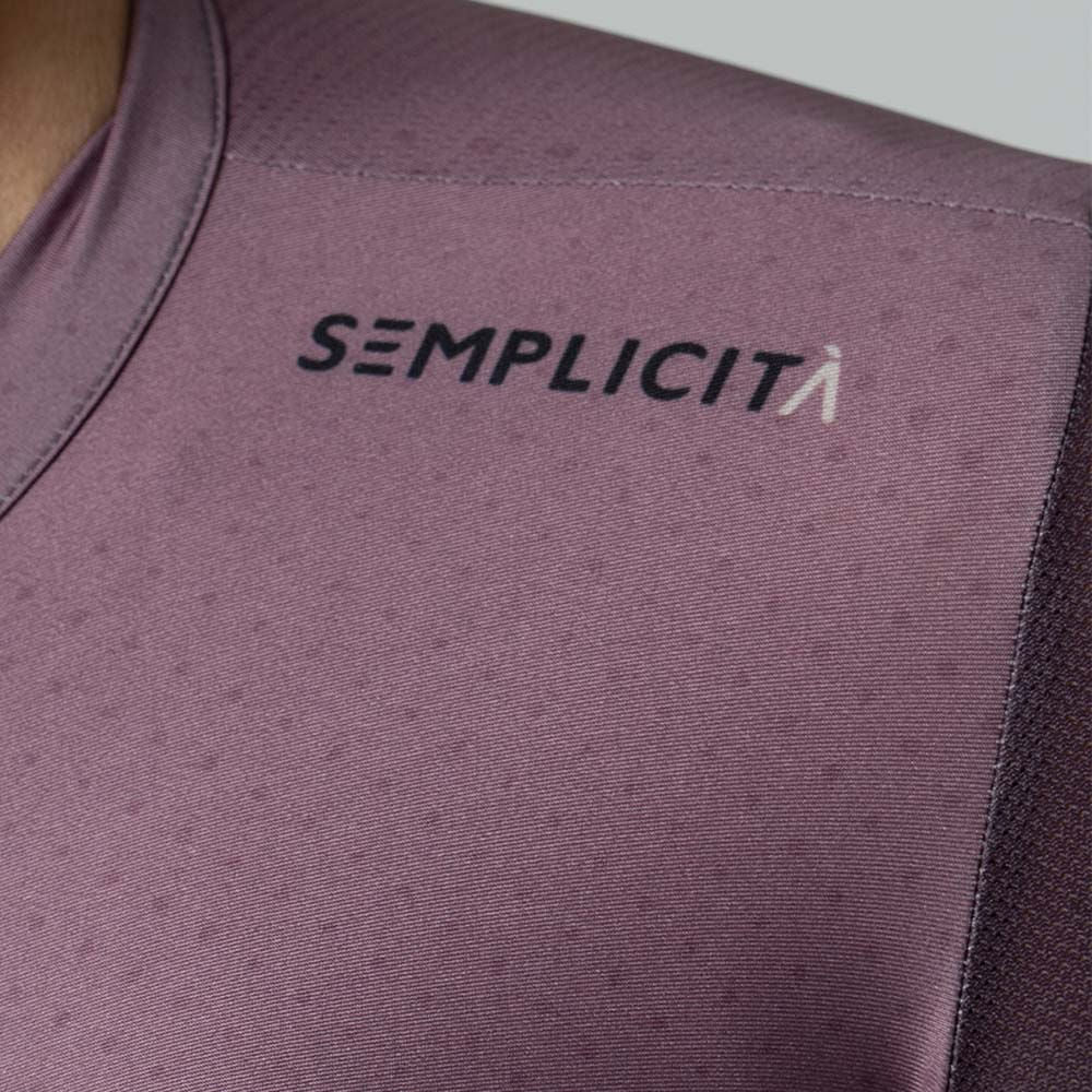 Camisa de ciclismo masc Safetti Semplicitá Berrymilk