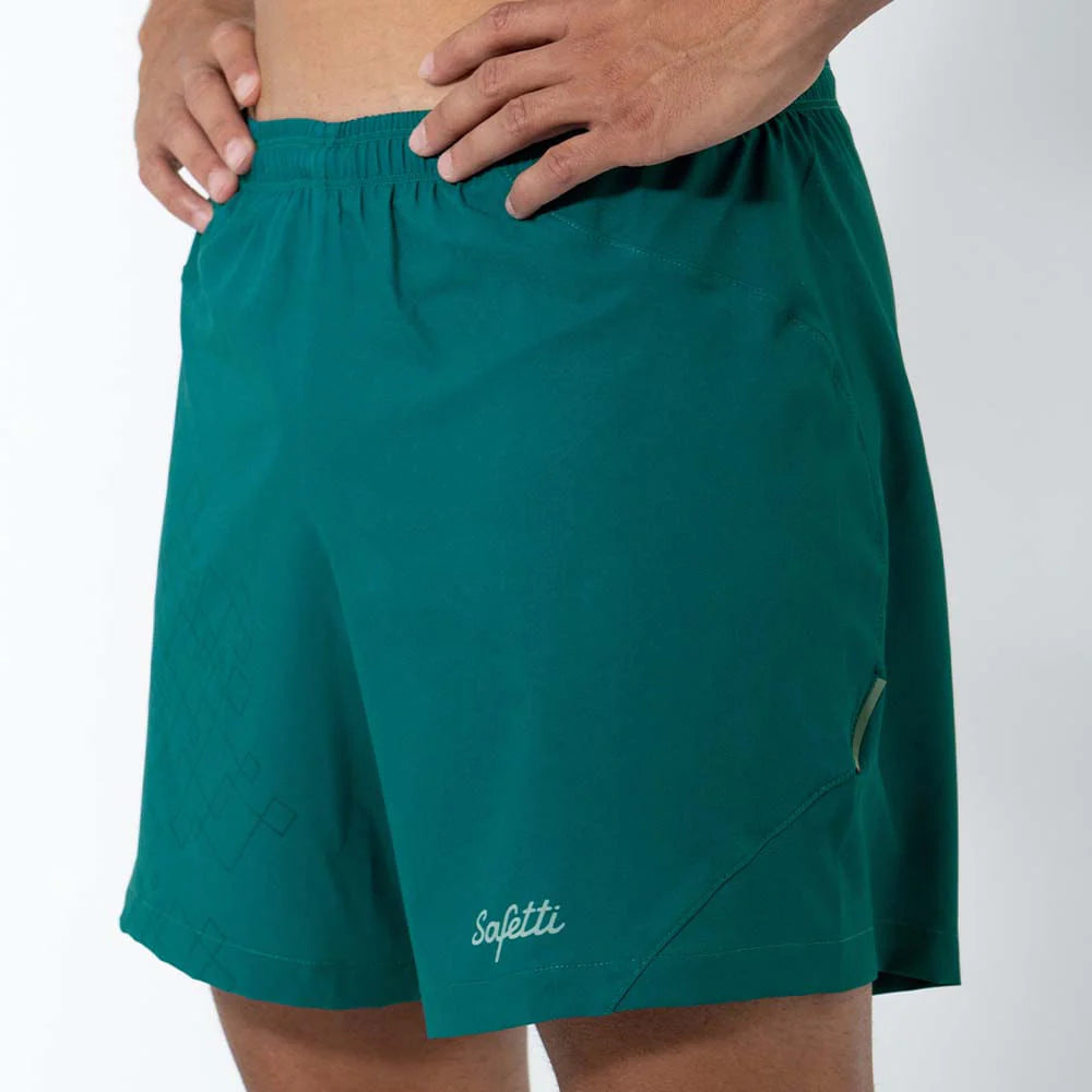 Short de Corrida masc Safetti Venturi Light Teal