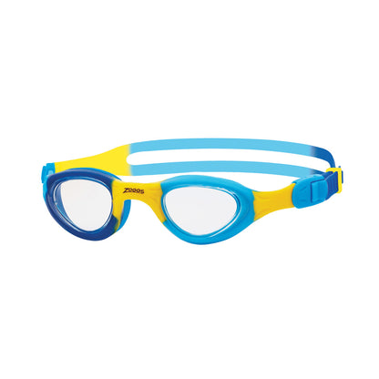 Óculos de Natação Zoggs Little Super Seal - Azul e Amarelo