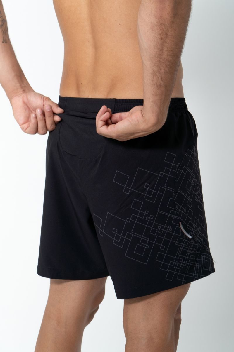 Short de Corrida masc Safetti Venturi Light Nero