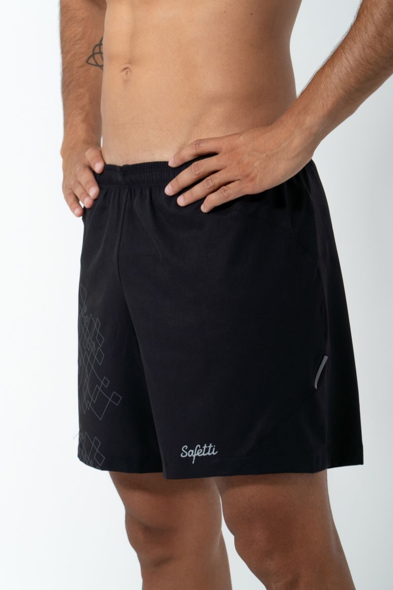 Short de Corrida masc Safetti Venturi Light Nero