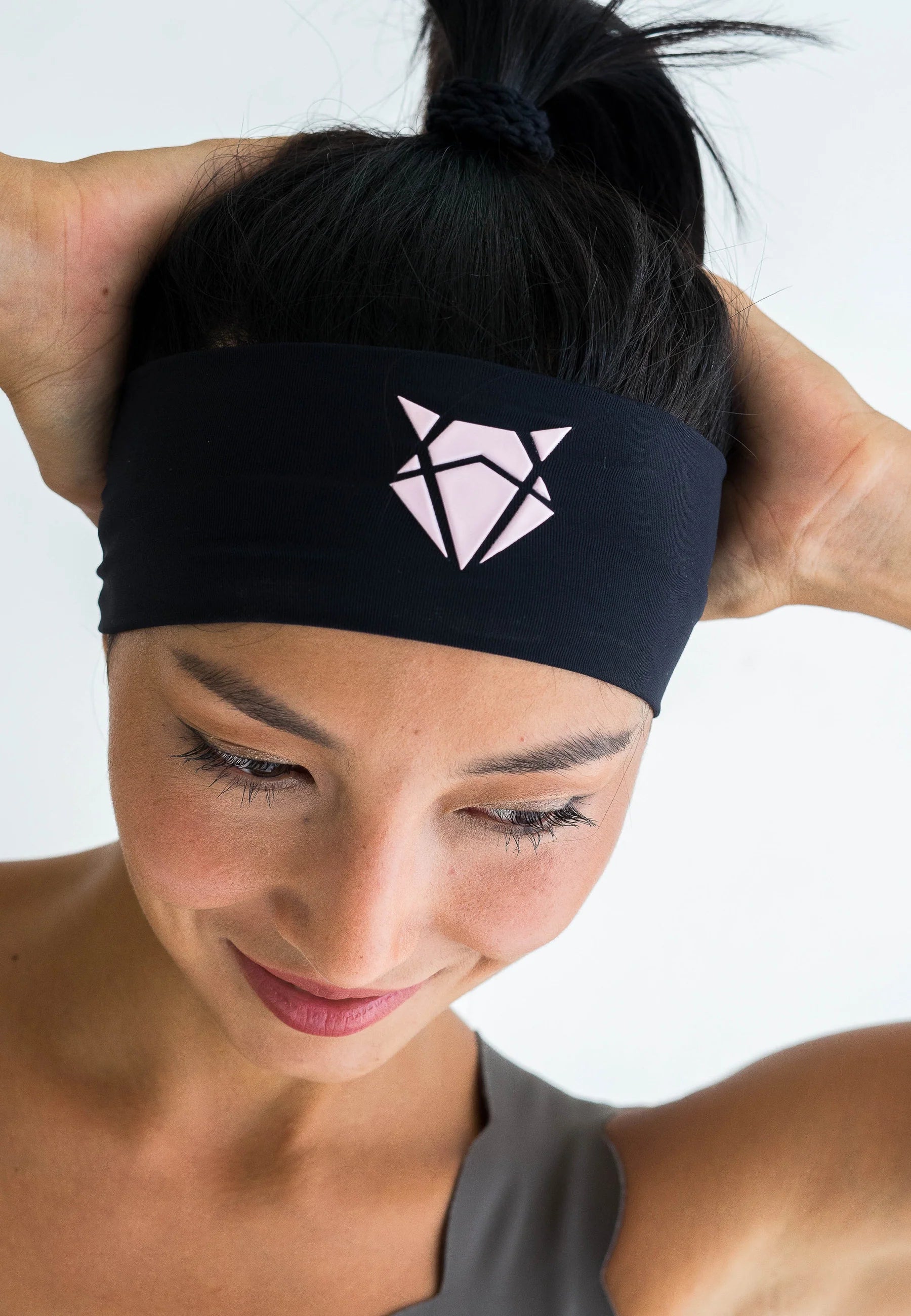 Incylence Headband V1 Fina - Black Light Pink