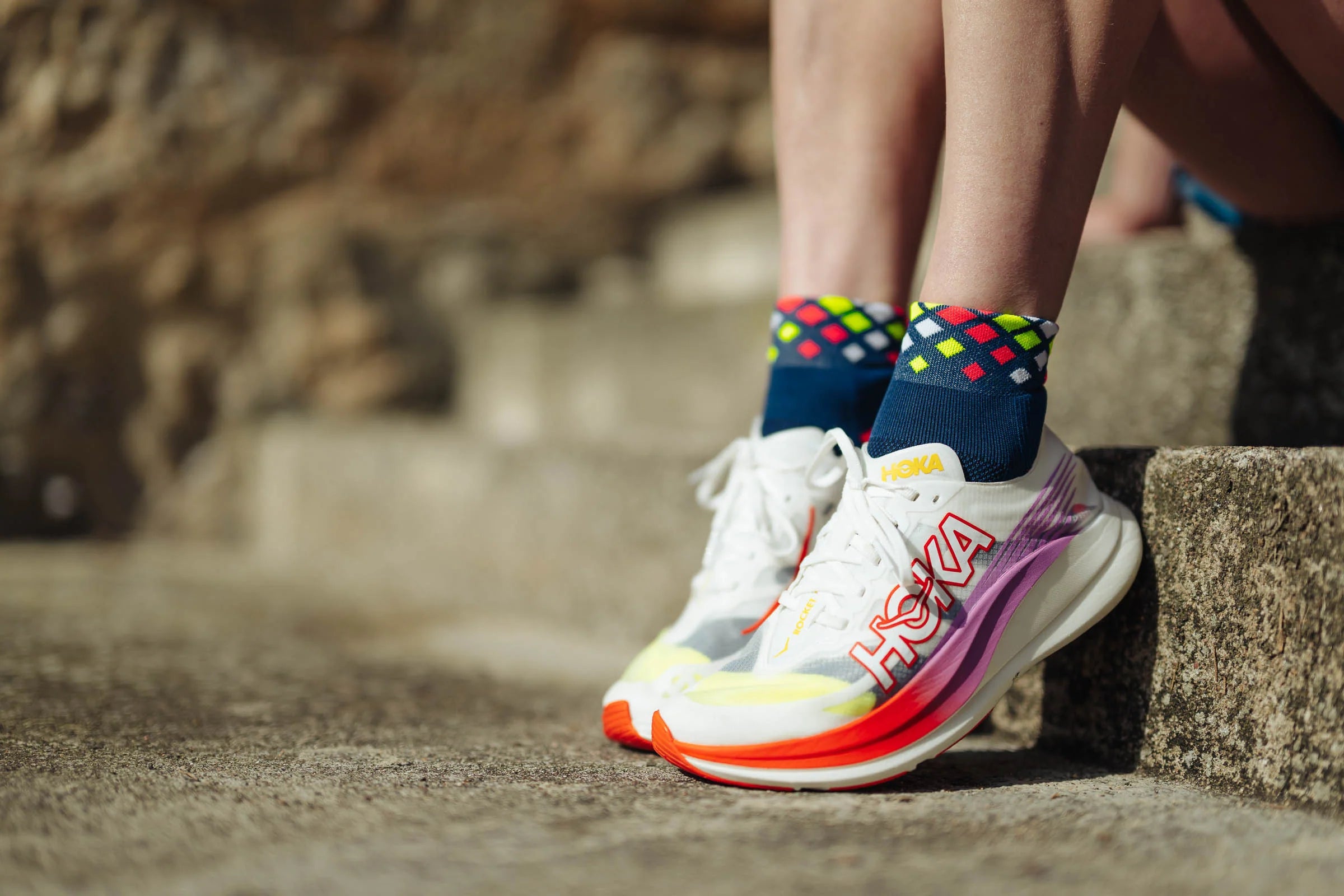 Incylence Running Crystals Short Navy Canary
