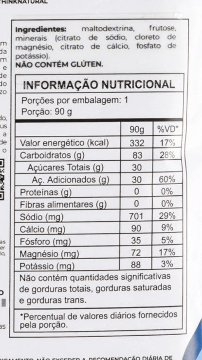 Xtratus Intratreino em Pó com Carboidratos e Eletrólitos Neutro - 90g