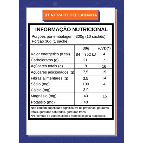 Dobro BT Nitrato Gel - Laranja e Morango