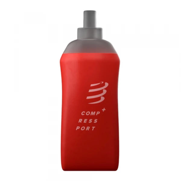 Garrafa de Silicone ErgoFlask Compressport Vermelha - 300ml