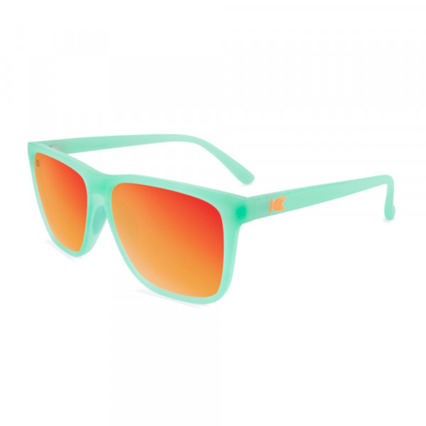 Óculos de Sol Knockaround Fast Lanes Sport - Spearmint / Red Sunset