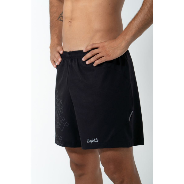 Short de Corrida masc Safetti Venturi Light Nero