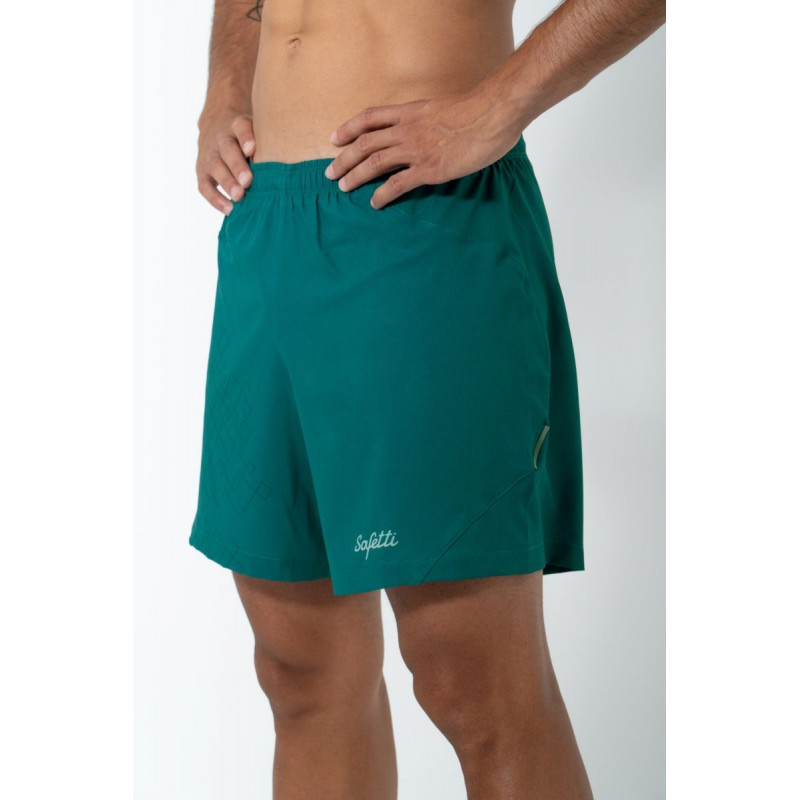 Short de Corrida masc Safetti Venturi Light Teal