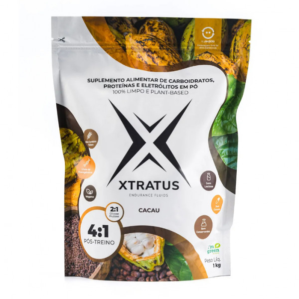 Xtratus Pós Treino 4:1 em Pó com Cacau - 1kg